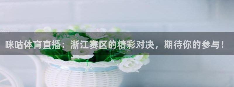 咪咕体育直播：浙江赛区的精彩对决，期待你的参与！