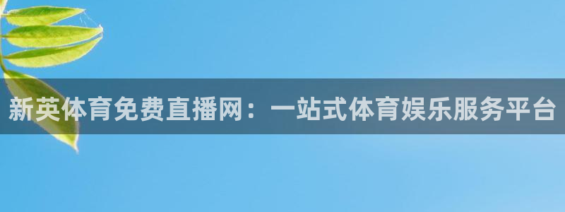 新英体育免费直播网：一站式体育娱乐服务平台