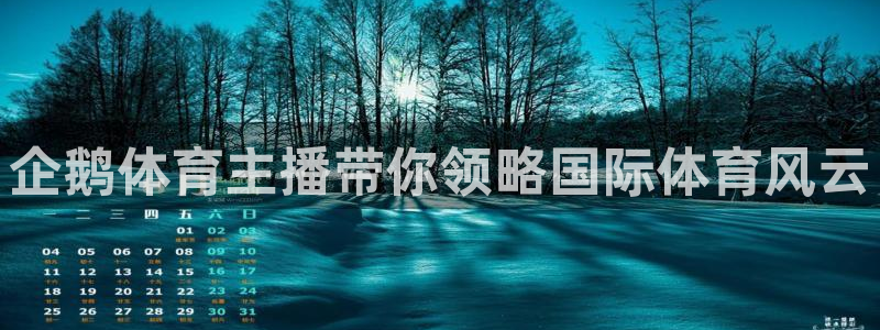 企鹅体育主播带你领略国际体育风云